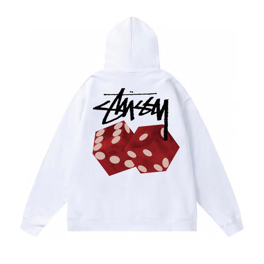 Stussy Dice Hoodie 'WHITE'