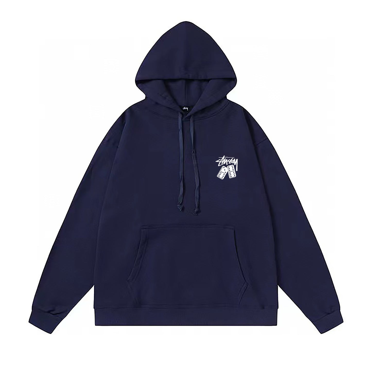 Stussy Dominoes Hoodie 'NAVY BLUE'