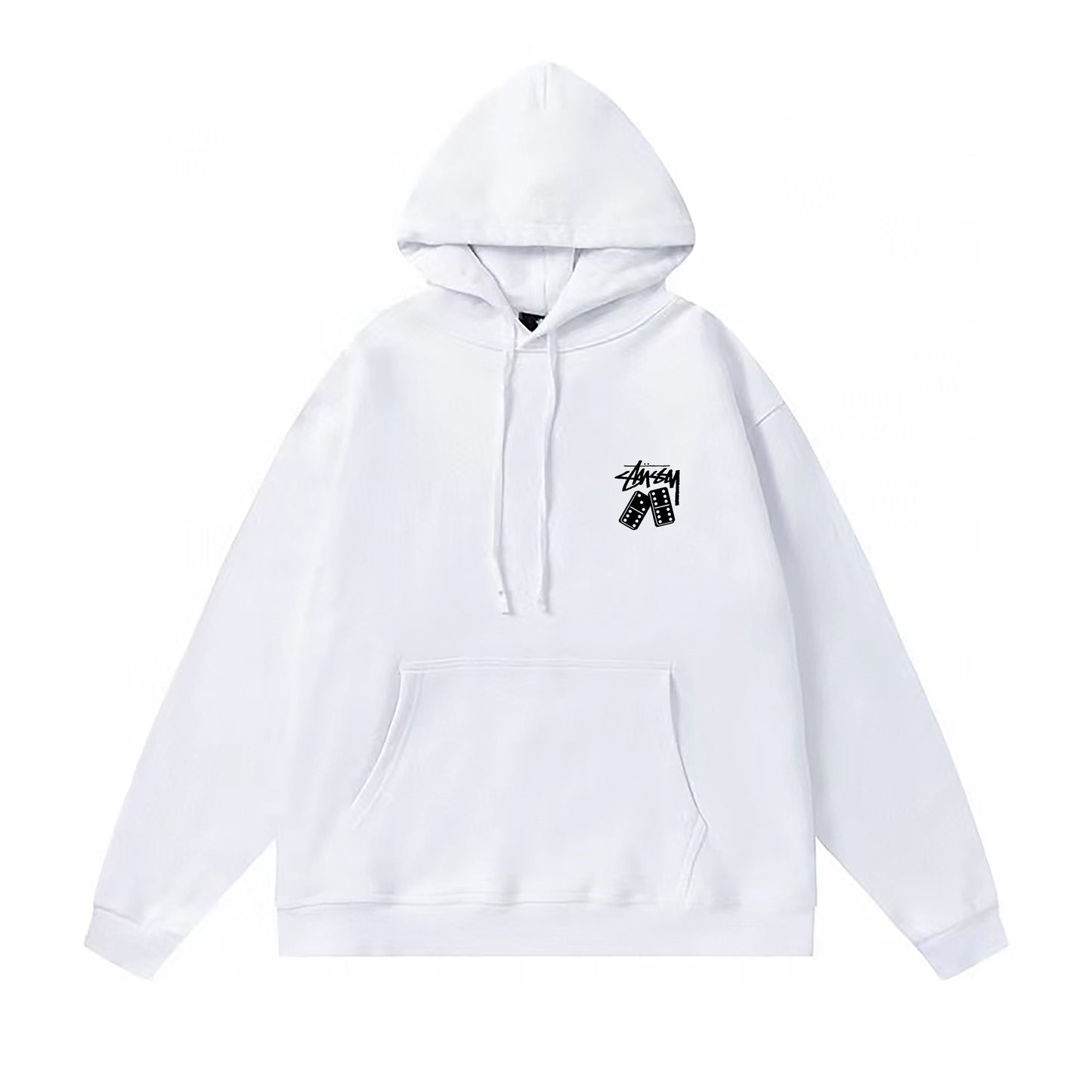 Stussy Dominoes Hoodie 'WHITE'