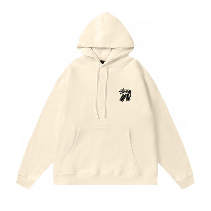 Stussy Dominoes Hoodie 'CREAM'