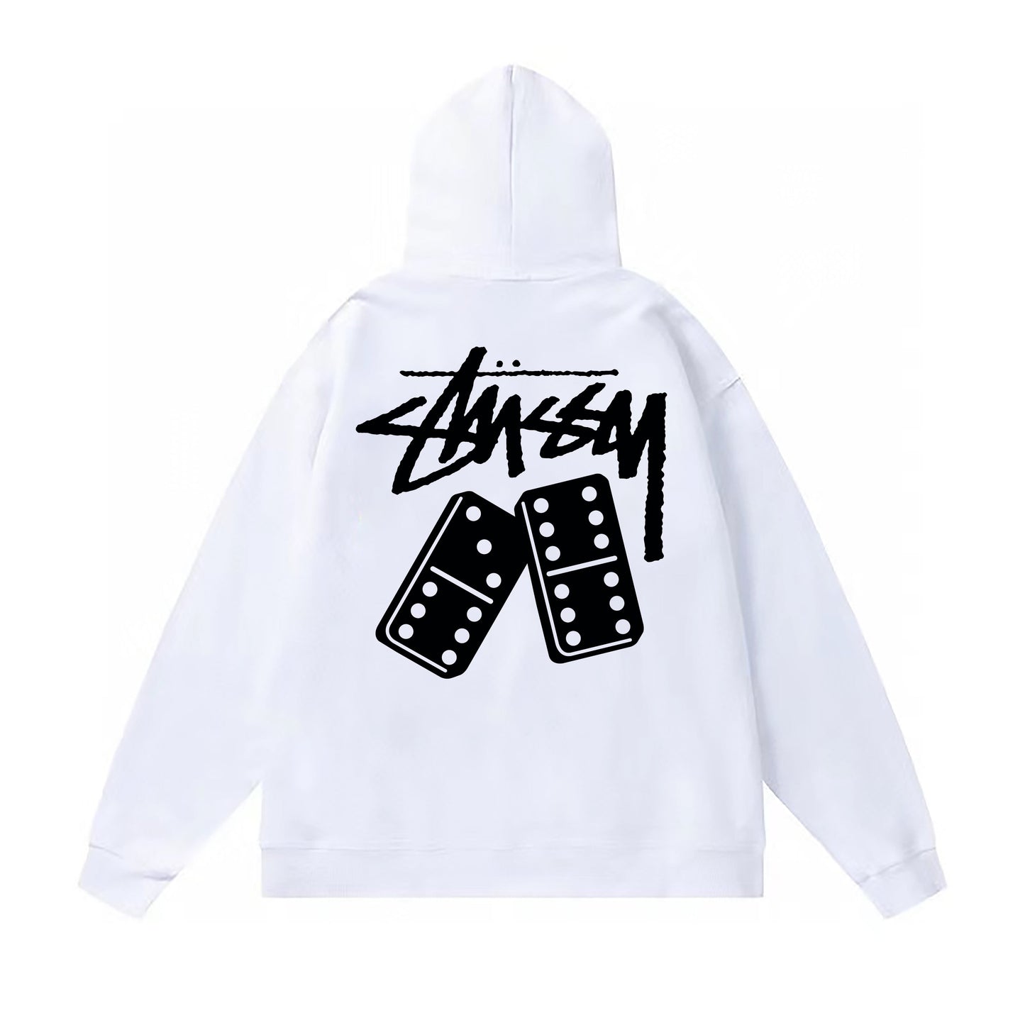 Stussy Dominoes Hoodie 'WHITE'